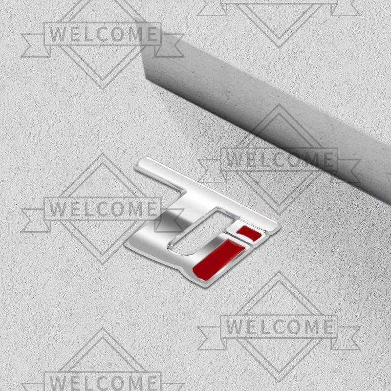 3D Car Stickers Ti Emblem Auto Steering Wheel Badge Interior Decal For  Giulietta Stelvio Stradale Tonale Accessories