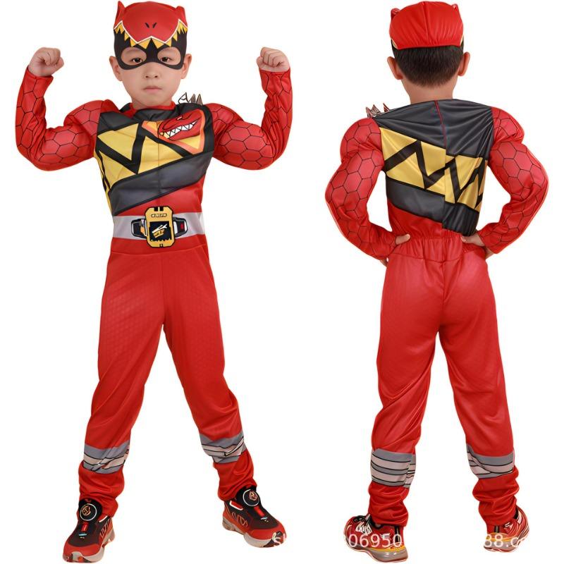 Dinosaur Team Clothing Dragon Muscle Suit Kids League of Legends Cosplay Dragon Warrior Party Costume