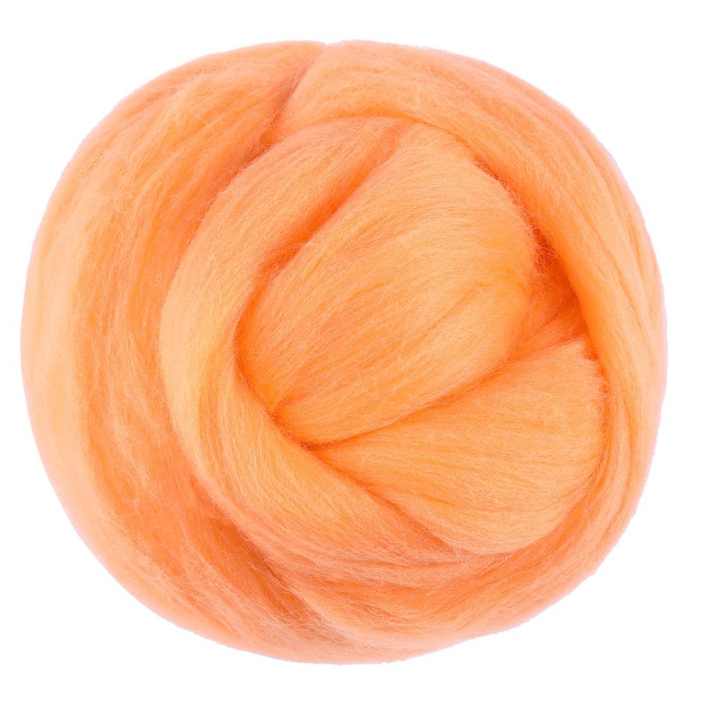 Fenrry 100g Yün Roving İplik Elyaf Roving Yün Üstü Yün Keçe Malzemeleri Saf Yün Kalın İplik Eğirme Kendin Yap El Eğirmesi için