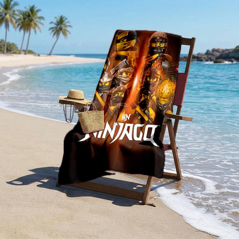 Ninja Fashion Beach Towel: Ideal for Summer Adventures Soft, absorbent and quick drying suitable for swimming and bathing