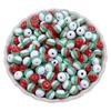 Creative Necklace Braclet Gift DIY Crafts Handmade Loose Beads For Jewelry Findings Flag Round 50Pcs 6mm Pendant