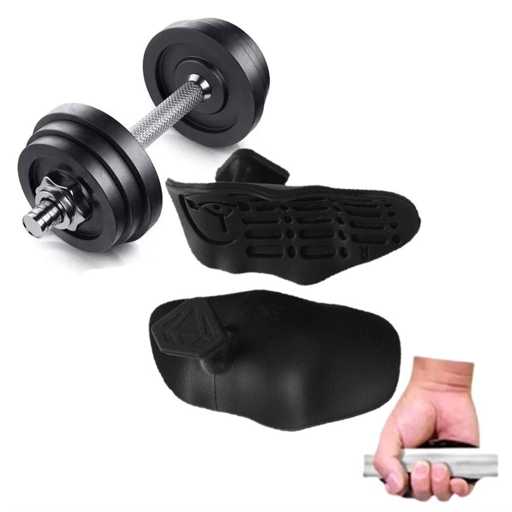 1 Pair Anti-slip Workout Gym Gloves Elastic Silicone Palm Grips Weight Lifting Grips  Weightlifting