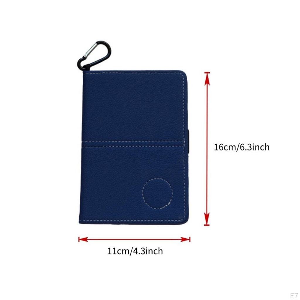 Golf Scorecard Holder ,Yardage Book Cover, Portable , Cover Score Card Notebook for