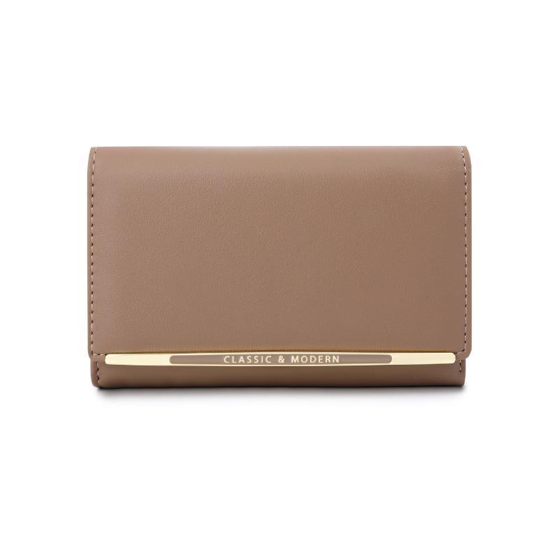 Tailian Women's Urban Design High-End Leather Wallet with Multi-Card Slots