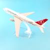 1/400 Scale 16cm Turkish Airlines Boeing 777 Aircraft Model Planel Airplane Diecast Metal Planes