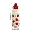 620ml Capacity Vacuum Insulated Water Bottle High-Capacity Straw Travel Cup  Student