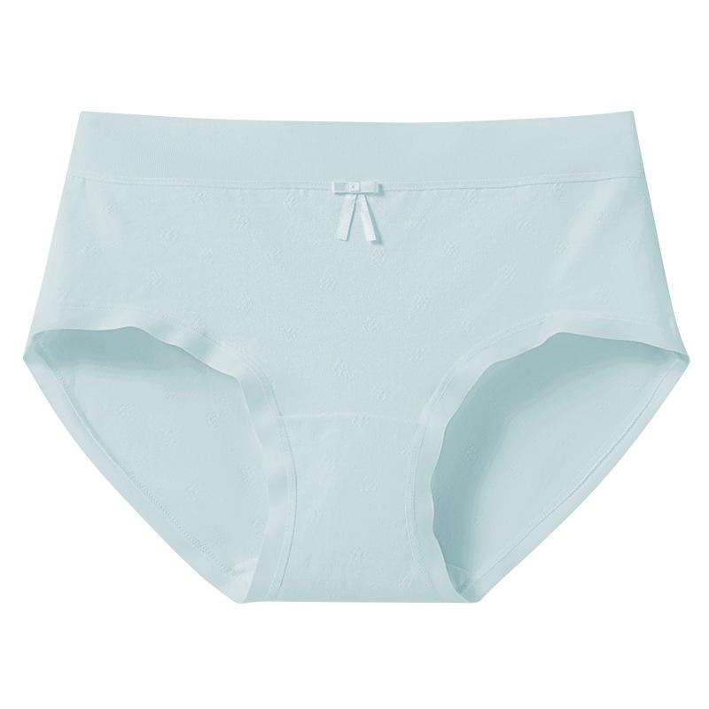 Women s Spring and Autumn New Medical Grade No Mark Not Clip Hip Waist Triangle Briefs XL синий