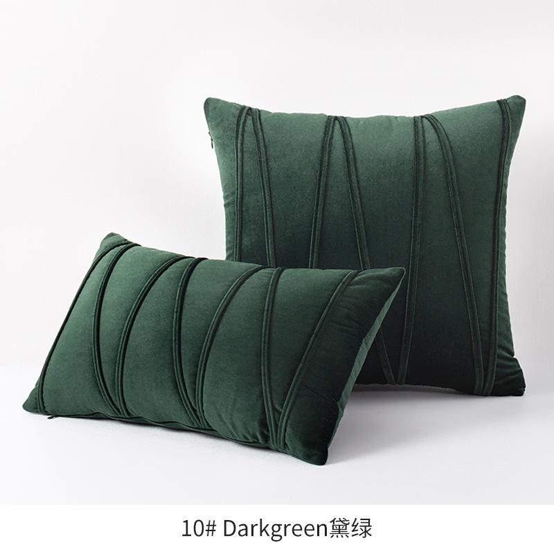 30x50cm 45x45cm 50x50cm Velvet Luxury Pillow Cover Lumbar Pillowcase Couch Farmhouse Rustic Gift Pillow Covers Christmas Red