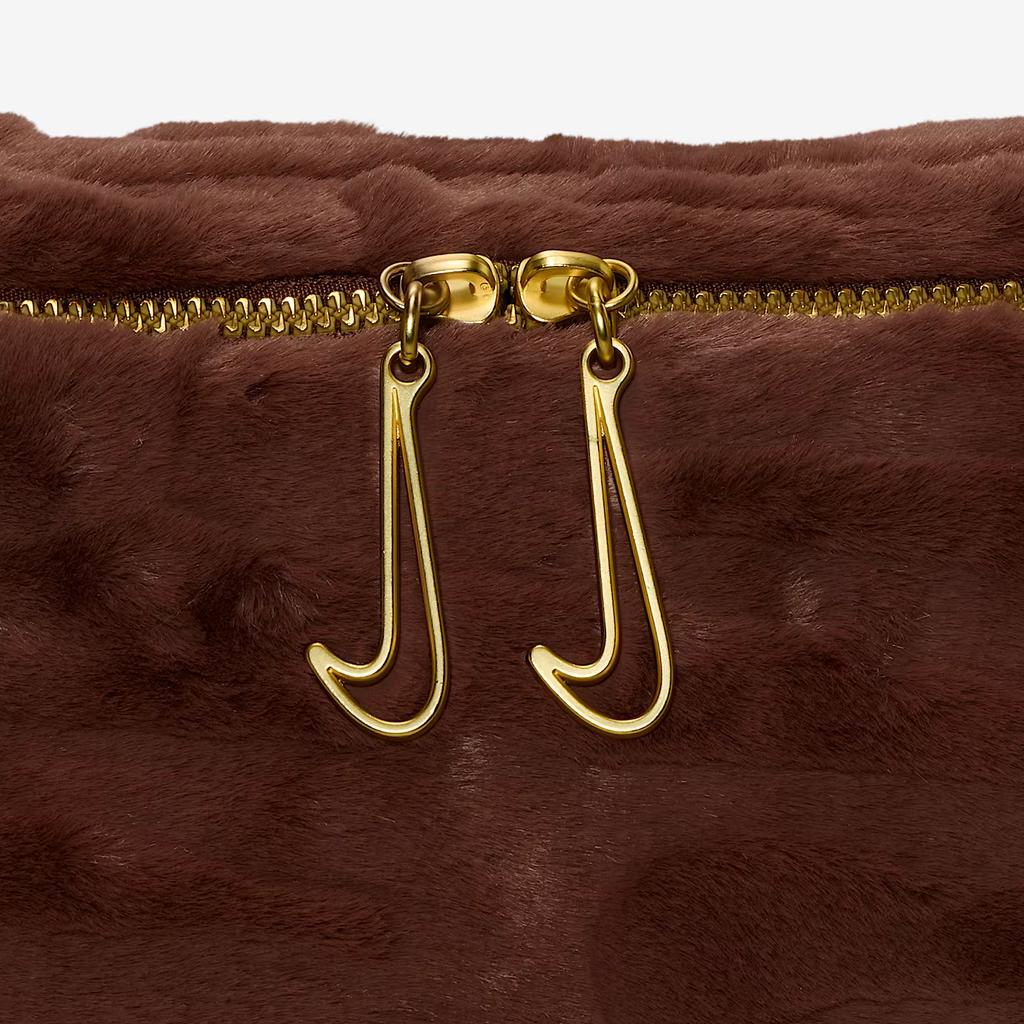 Nike Sportswear 19L Faux Fur Casual Bag Women Handbags Brown HQ7515-265