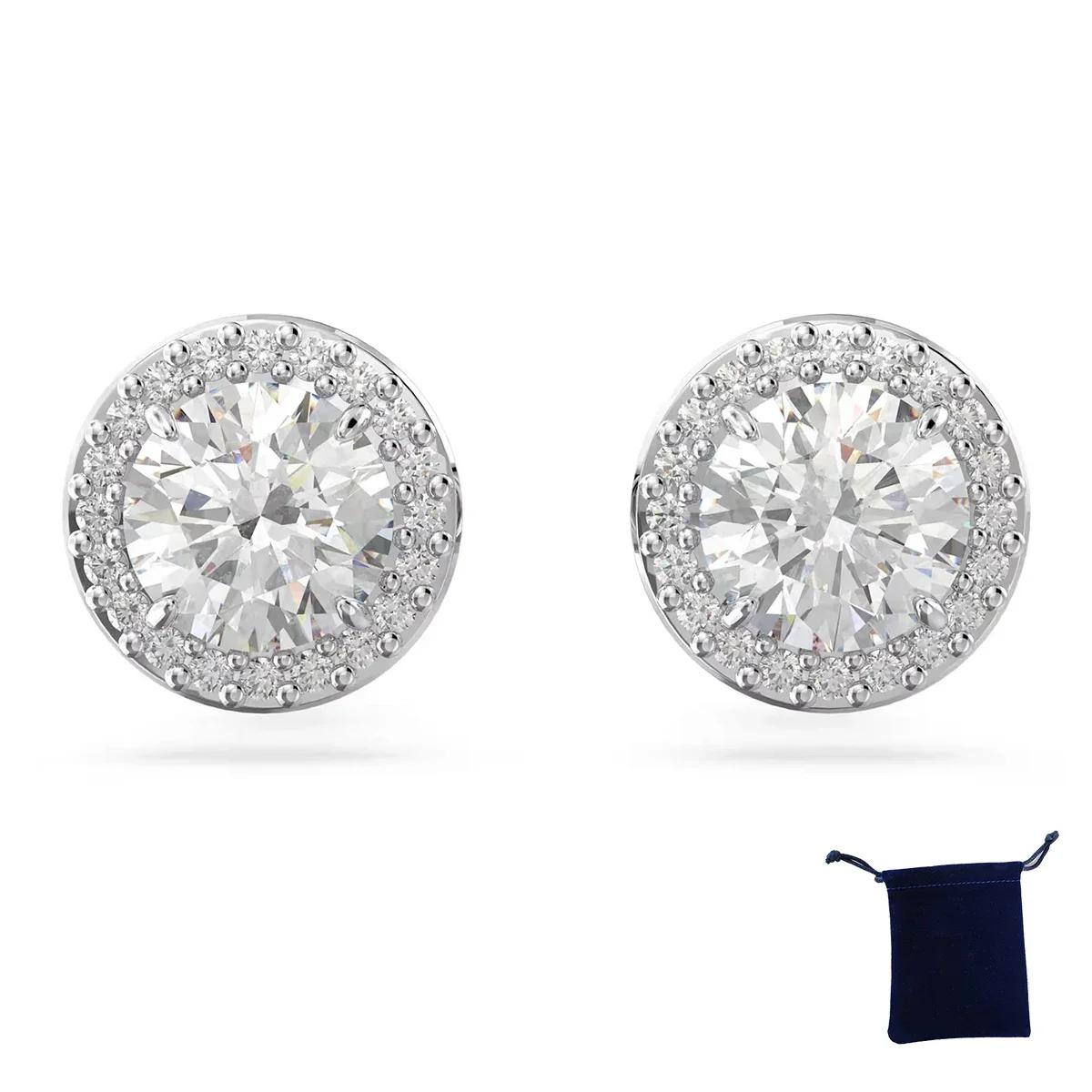 High Quality Women s Classic Happiness Diamond Round Crystal Necklace Set