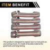 4pcs Exterior Door Handle Cover for Toyota Tundra 2007- Carbon Fiber Pattern