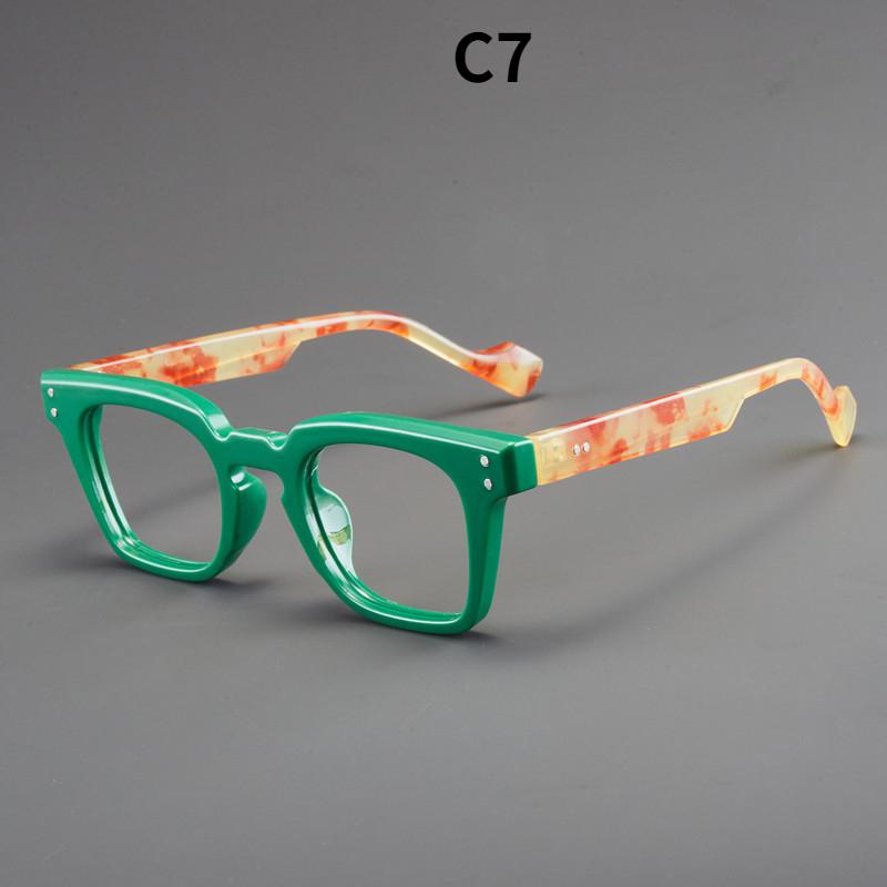 

Women s glasses, men s and women s fashion square large-frame glasses