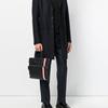 Bally Striped Zipper Pocket Leather Briefcase Men bags Black 6218262