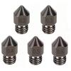 MK8 3D Printer Nozzle: Hardened Steel, Wear & High-Temp Resistant, 1.75mm Filament, 0.2-1.0mm