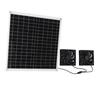 Solar Panel Powered Fan Portable Outdoor Multifunctional Solar Air Circulation Fan Kit 20W12V