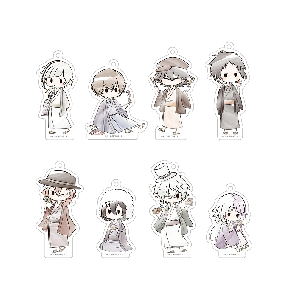 

Bungo Stray Dogs Retro Acrylic Keychains Sweets Box of 8 (Japanese Version)