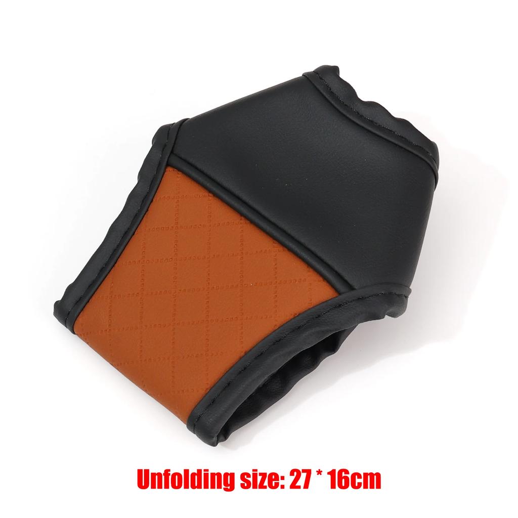 Leder Schalthebelmanschette Automatikgetriebe Seitenwählhebelabdeckung Reparatur abgenutzter Schalthebelmanschetten DIY Auto Innenraum für Auto SUV/LKW