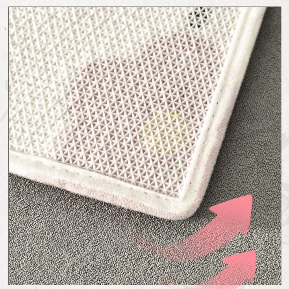 Sponge Bathroom Cashmere Thickening Mat Bath Non-slip Carpets In Wash Basin Bathtub  Floor Rug Shower Room Doormat Memory Foam 3D Pad