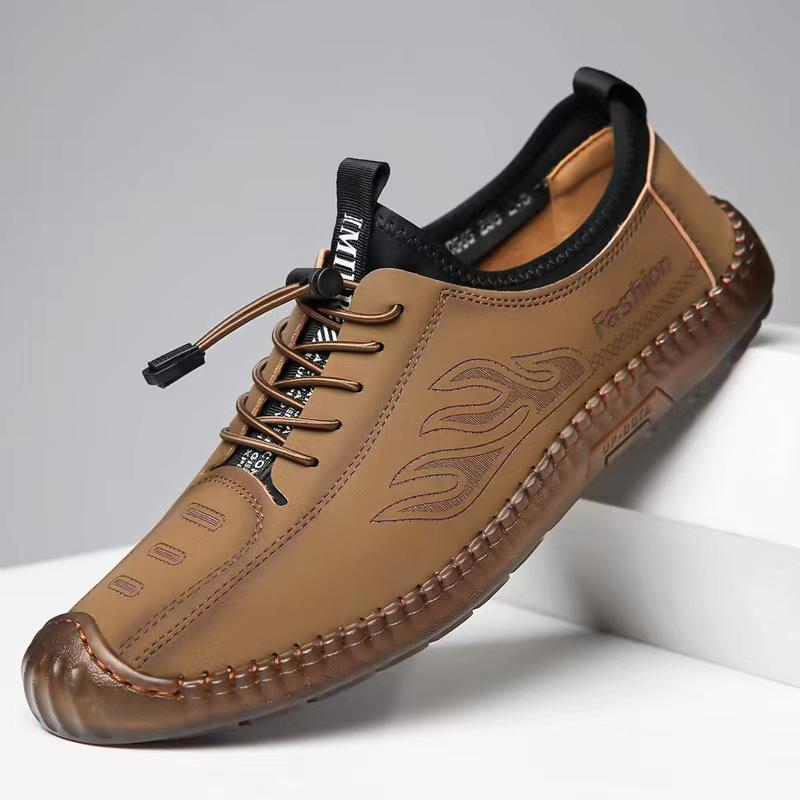 Men's Soft-Soled Breathable Casual Korean Fashion Driving Shoes