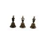 High quality Solid Die-casting Handicraft Tibetan Bronze For Decoration Car Pendant Brass Bell Demon Subduing Bell Wind Bell