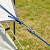 Outdoor Shelter Rope Tensioner Set with 8 Pulley-Style Adjusters and 10 Tie for Tent Use, Tie-Out Control, and Quick Camp Readiness