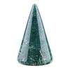 Crystal Cone Ring Holder Natural Stone Ring Stand Cone Shape Jewelry Display Stand for Retailer Home Storage Display