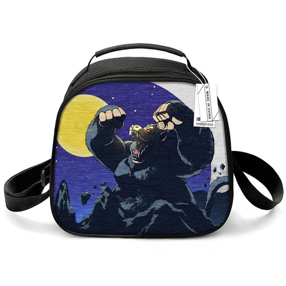 Dragon Ball Children'S Lunch Bag, Elementary School Lunch Box Bag, Ice Bag, Cartoon Shoulder Portable Meal Bag