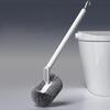 S Shaped Toilet Brush Wall-Mounted Cleaning Brushes Long Handled Soft Bristles Brush 360 No Dead Corner Bathroom Accessories
