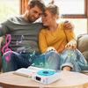 Small Retro White Noise Bluetooth Speaker Portable Vintage Sleep Aid Bluetooth Speaker Subwoofer With Rgb Light