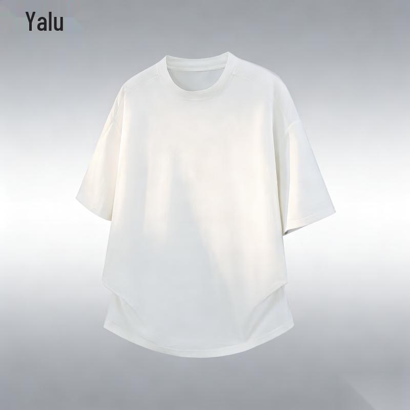 

Yalu American Style Heavyweight Ice Silk Loose Fit Short Sleeve T-Shirt M