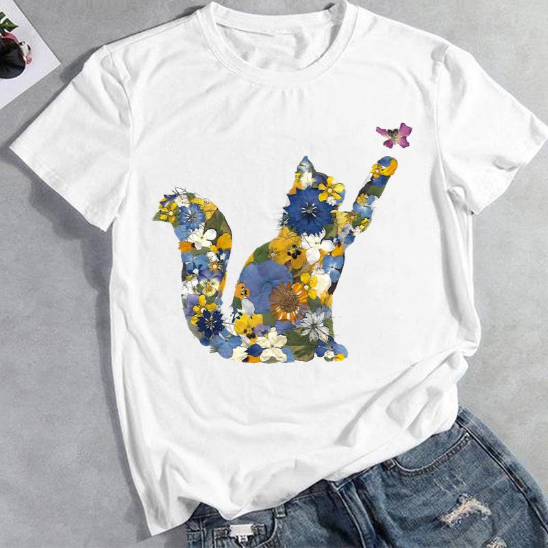 Panda Animal Graphic T-shirt Clothing Cartoon O-neck Casual Summer Fashion Women Top T-shirt Short Sleeve Lady Female Print Tee