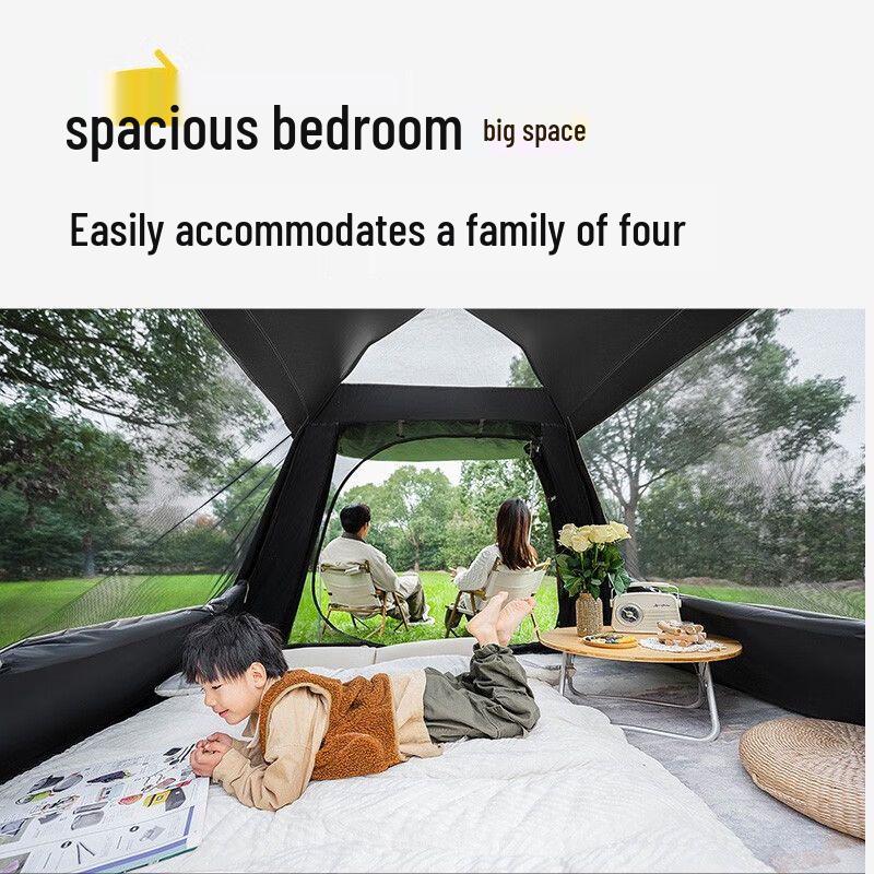 Explorer 2-in-1 Automatic Pop-Up Camping Tent & Canopy