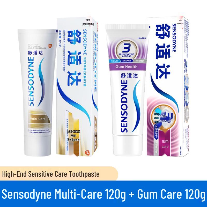 Sensodyne Gum & Multi-Care Sensitive Toothpaste Twin Pack