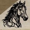 Metal Horse Wall Art Home Decor Rustproof Sculpture Perfect Gift for Horse Lovers