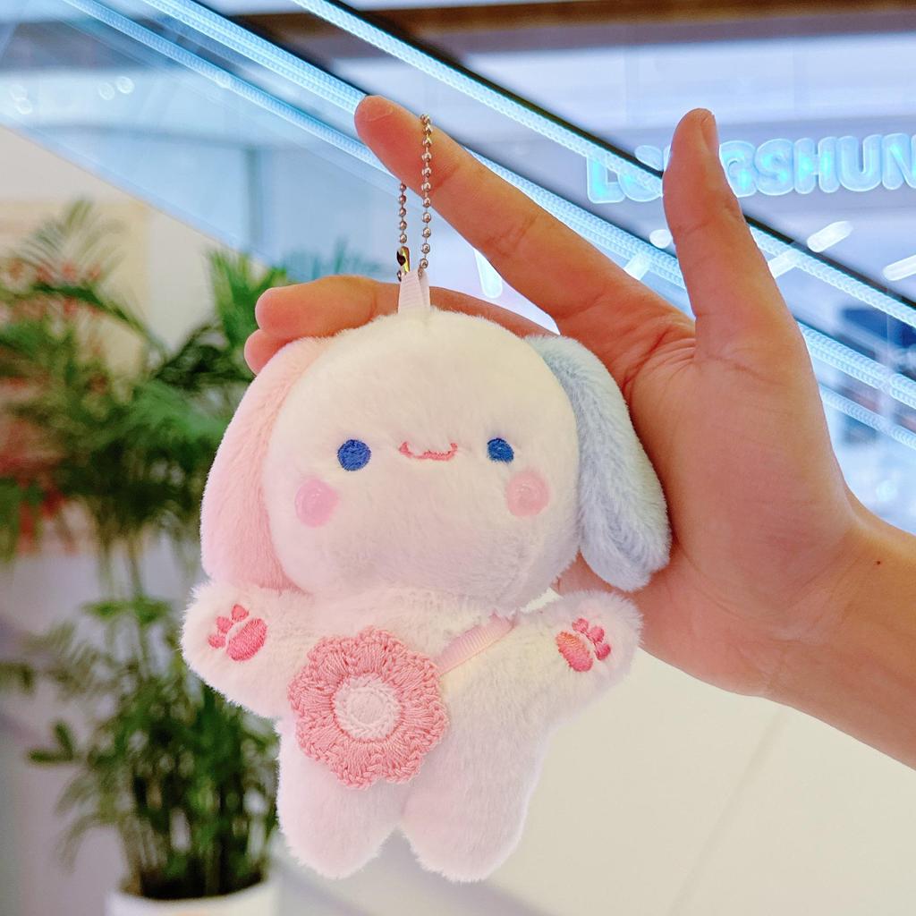 Adorable Pink Pig Plush Pendant Keychain – Cute Celebrity-Inspired Bag Charm Doll