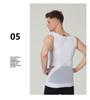 Men's Tummy Control Shaping Vest - Breathable Mesh Bodysuit with Bust and Tummy Support.