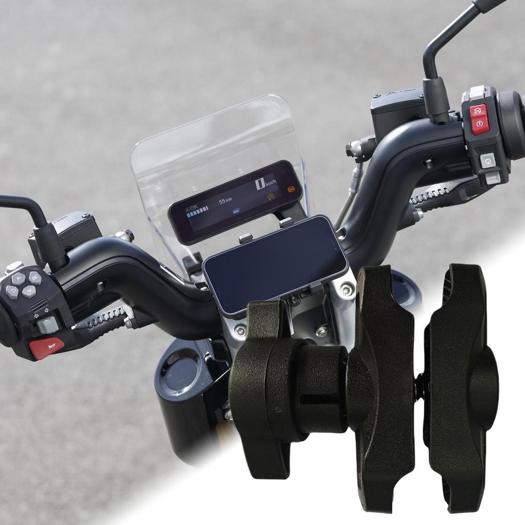 Clamp Mount Base Ball Clamp Mount Base Motorcycle Handlebar For Handlebar 360-Degree Rotation Heavy Duty Tool For Sport Camera