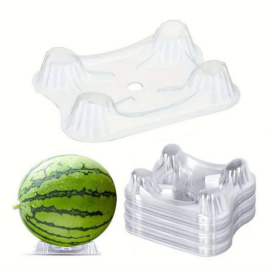 20 Pcs Melon Cradle Stackable Fruit Support Reusable Watermelon Stand Fruit Cradle Prevent Ground Rot for Cantaloupe Strawberry