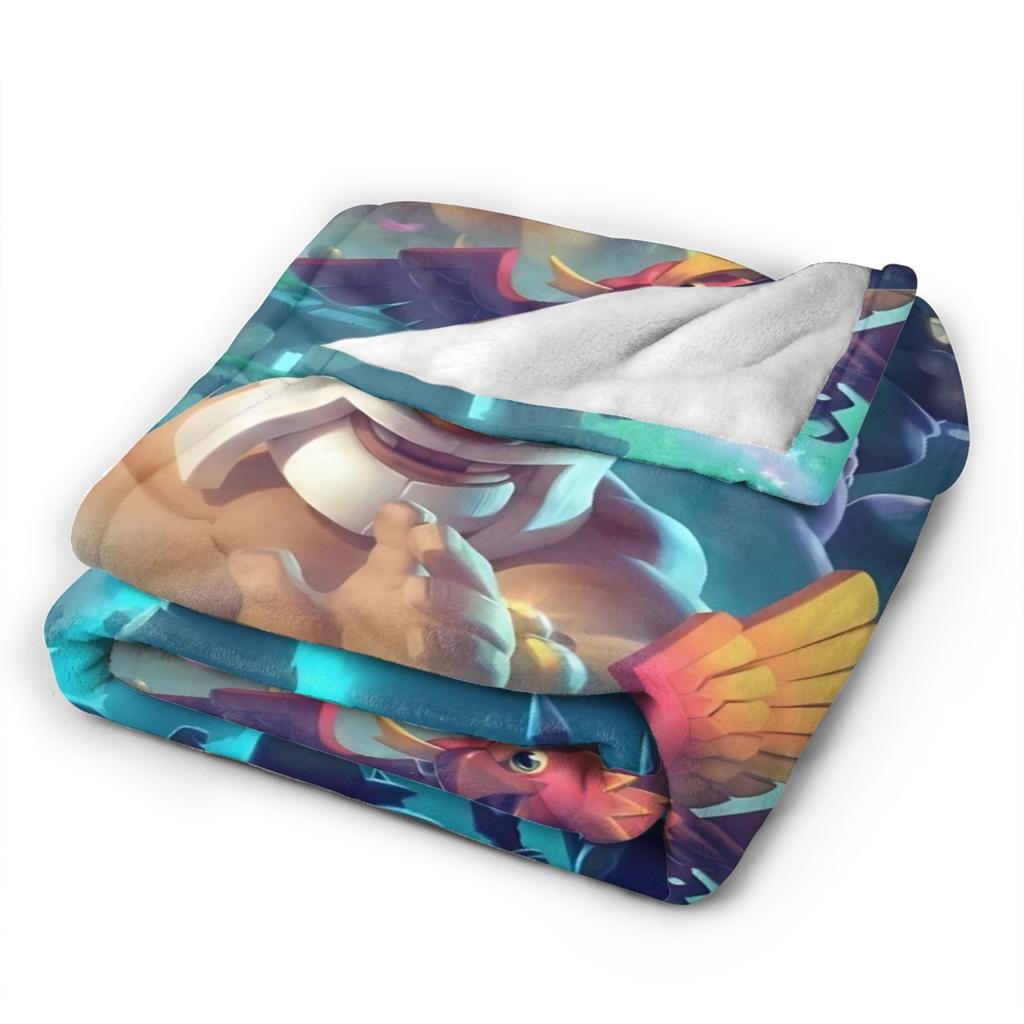 Clash Royale Spieldecke Flanell Tolle Atmungsaktive Decke für Bettüberwurf Herbst/Winter