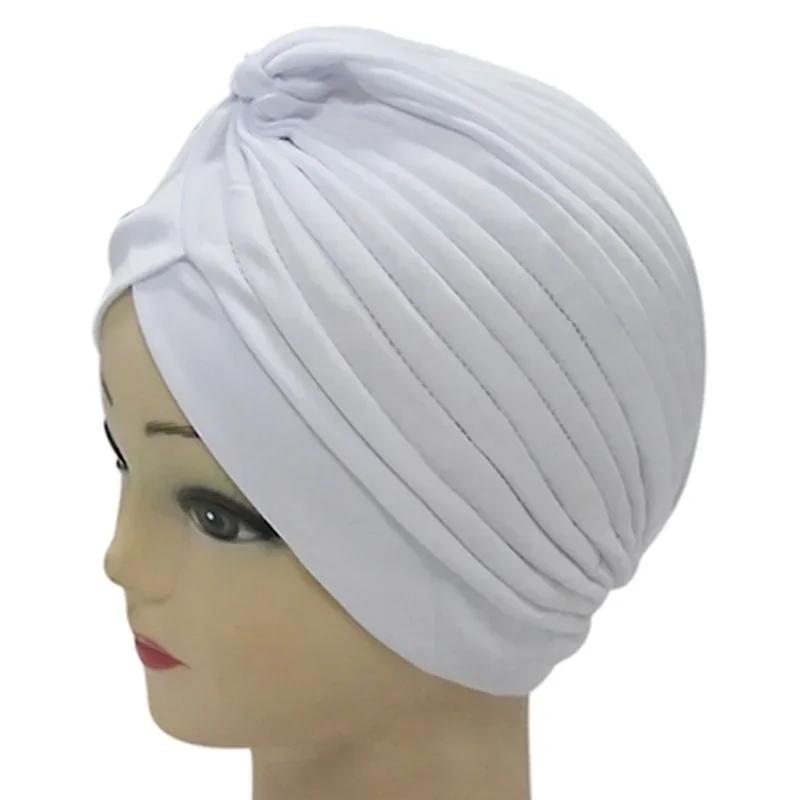 Africká křížová turbanová čepice s potiskem Indická čepice Dámský muslimský šátek na hlavu Čepice Pokrývka hlavy Turban Klobouk Ztráta vlasů Chemo čepice Dámský klobouk