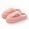 Autumn and winter cotton slippers indoor hospitality warm lightweight piled thick-soled couple hair slippers
