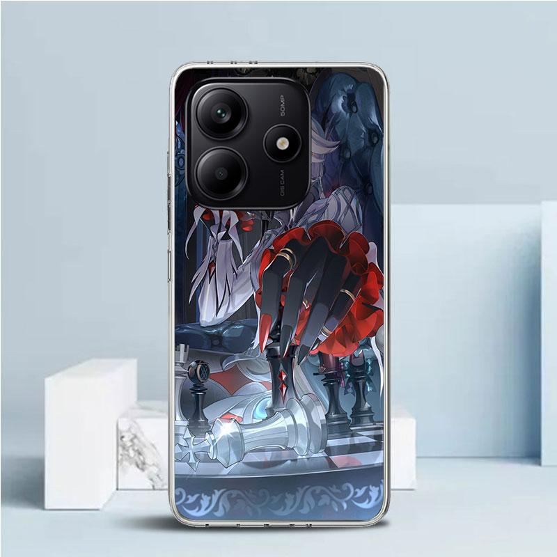 

Arlecchino Genshin Impact Soft Cover for Xiaomi Redmi Note 15 14 13 12 Pro Plus Phone Case 14S 11S 11T 11E 10S 10 4G Pattern She Redmi Note 14 5G