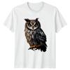 Spooky Gothic Eule T Shirt Halloween Design 2026 Geschenk Fr Sie Und Ihn Vintage Washed Comfortable Soft Breathable