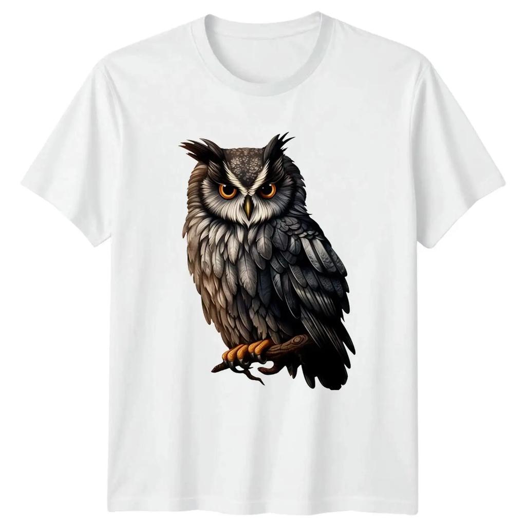 Spooky Gothic Eule T Shirt Halloween Design 2026 Geschenk Fr Sie Und Ihn Vintage Washed Comfortable Soft Breathable