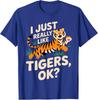 T-shirt Unisexe Animal Tigre Mignon Drôle Cadeau Amoureux du Tigre T-shirt Unisexe