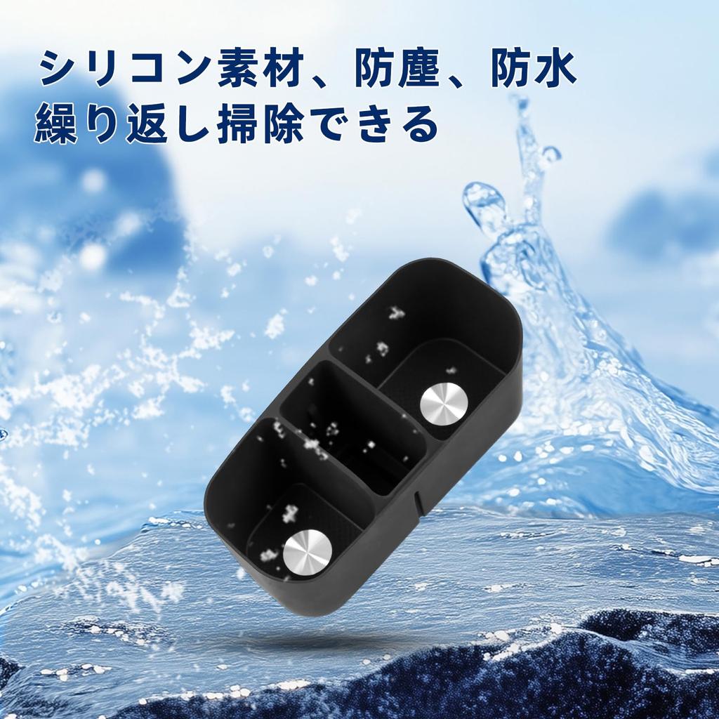 FDAIUN Car Center Console Cup Holder Coaster Drink Holder Silicone Pad for Toyota Alphard 40 Series Toyota Vellfire 40 Series Compatible with June