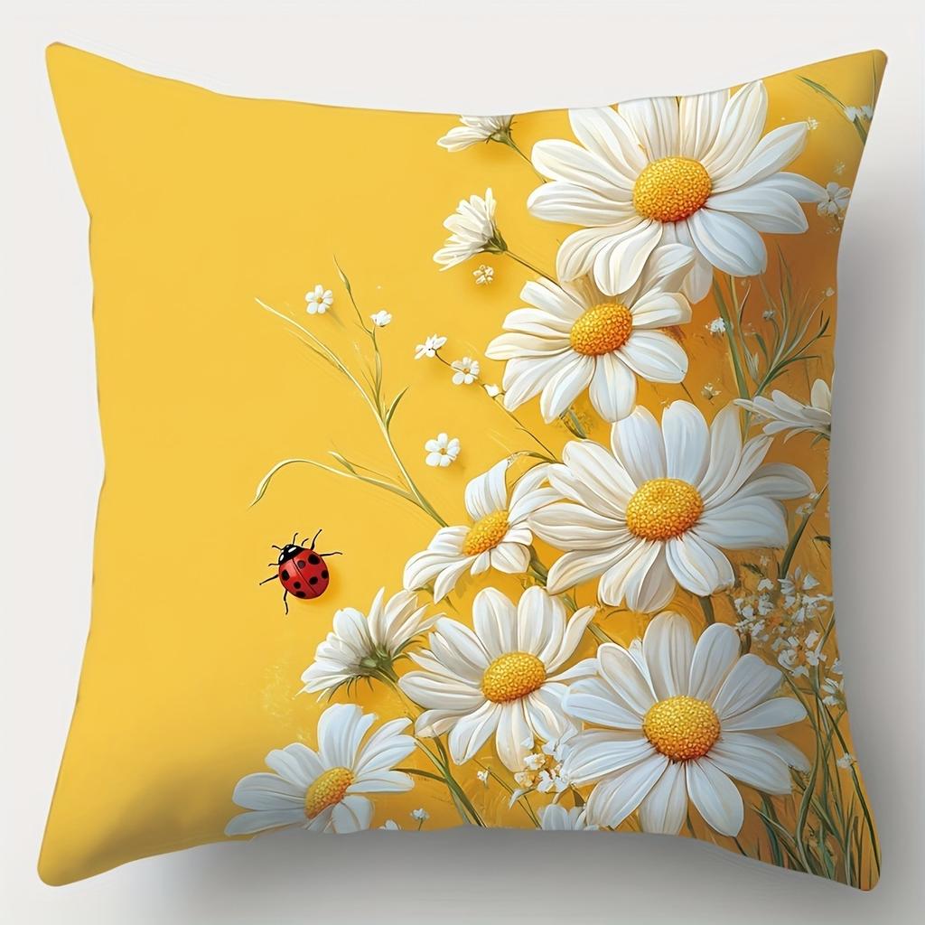 Ländliche Eleganz verstecken in Kissenbezügen Schlafzimmer Sofa Dekoration Polyester Kissenbezug mit Reißverschluss