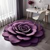 3D Floral Floor Mats Bathroom Non Slip Floor Mats Living Room and Bedroom Dirt Resistant Carpets