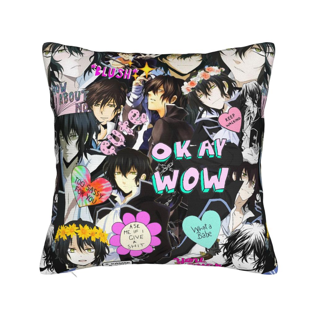 Ozz Manga Pandora Hearts Pillow Cover Novelty Pillow Case For Sofa Home Decoration Comfy Pillowcases Gift