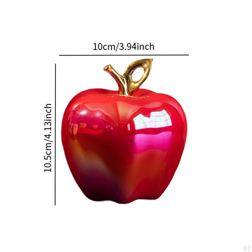 Statue Ornament Art Crafts Decorative Fruit Sculpture Porcelain for TV Stand Office Halloween